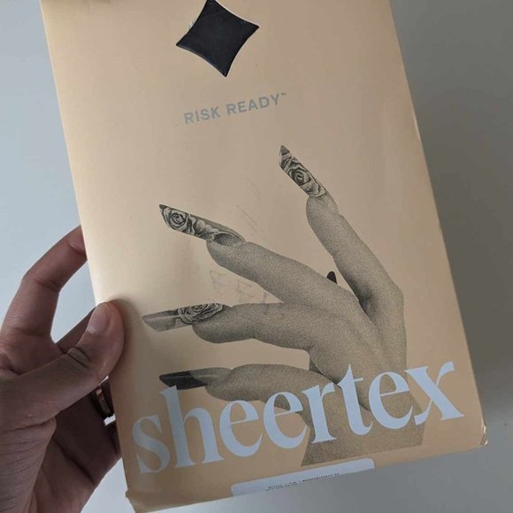 NWT Sheertex Fine Rib Classic Sheer Tights - Picture 3 of 7